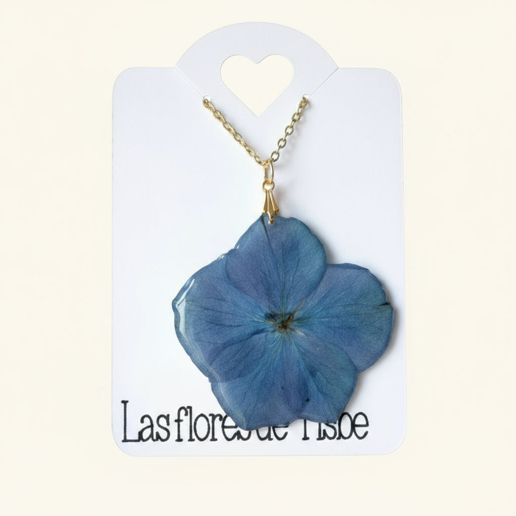 Colgante de flor de hortensia