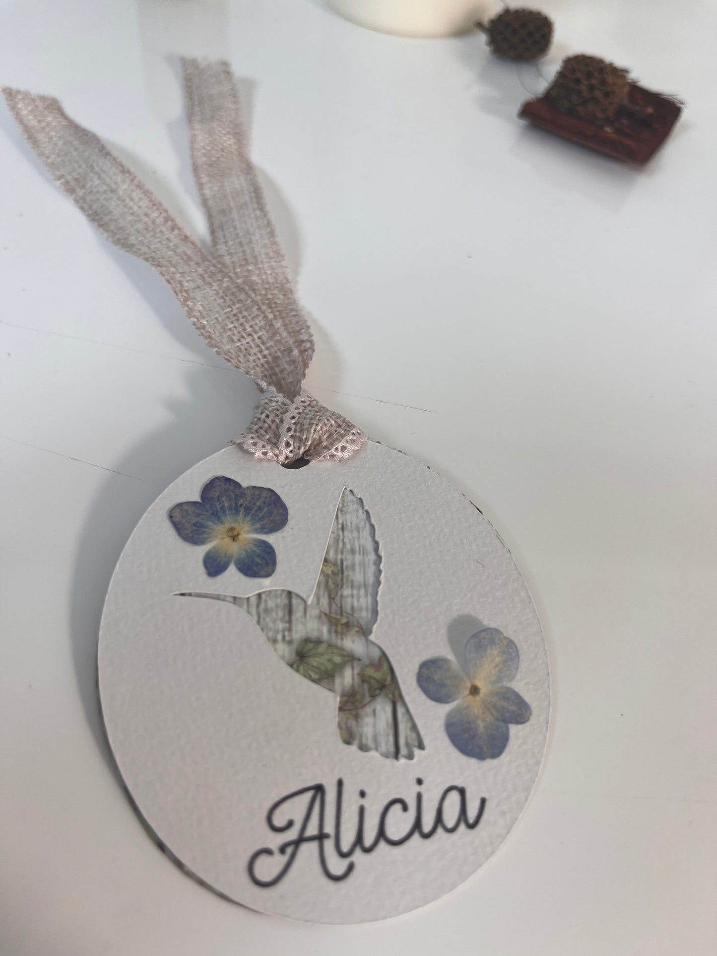 Etiqueta para regalo o marca sitio