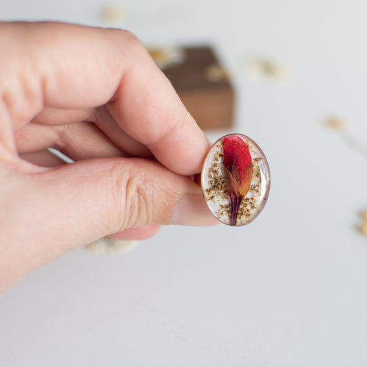 Anillo con rosa