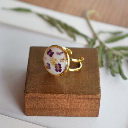 Anillo con Mosaico Botánico