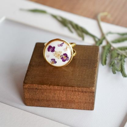 Anillo con Mosaico Botánico